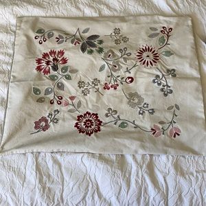 Embroidered Pillow Case